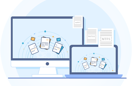 Compatibilité avec les systèmes de fichiers